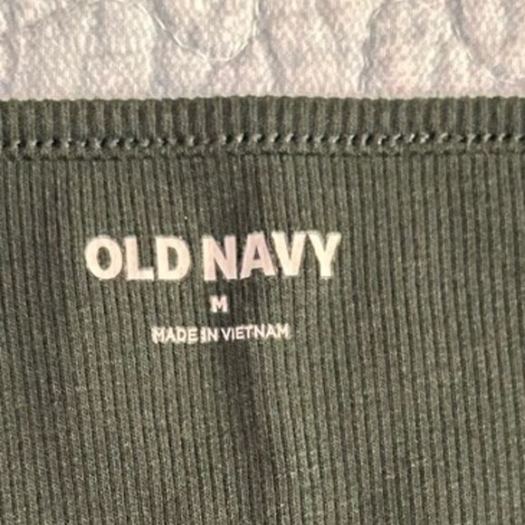Old Navy Women's Forest Green Long Sleeve Shirt - Picture 3 of 4